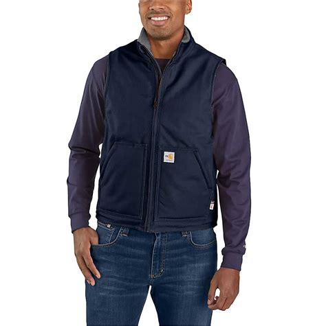 carhartt vest navy blue